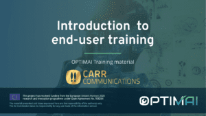 Introduction to end-user training